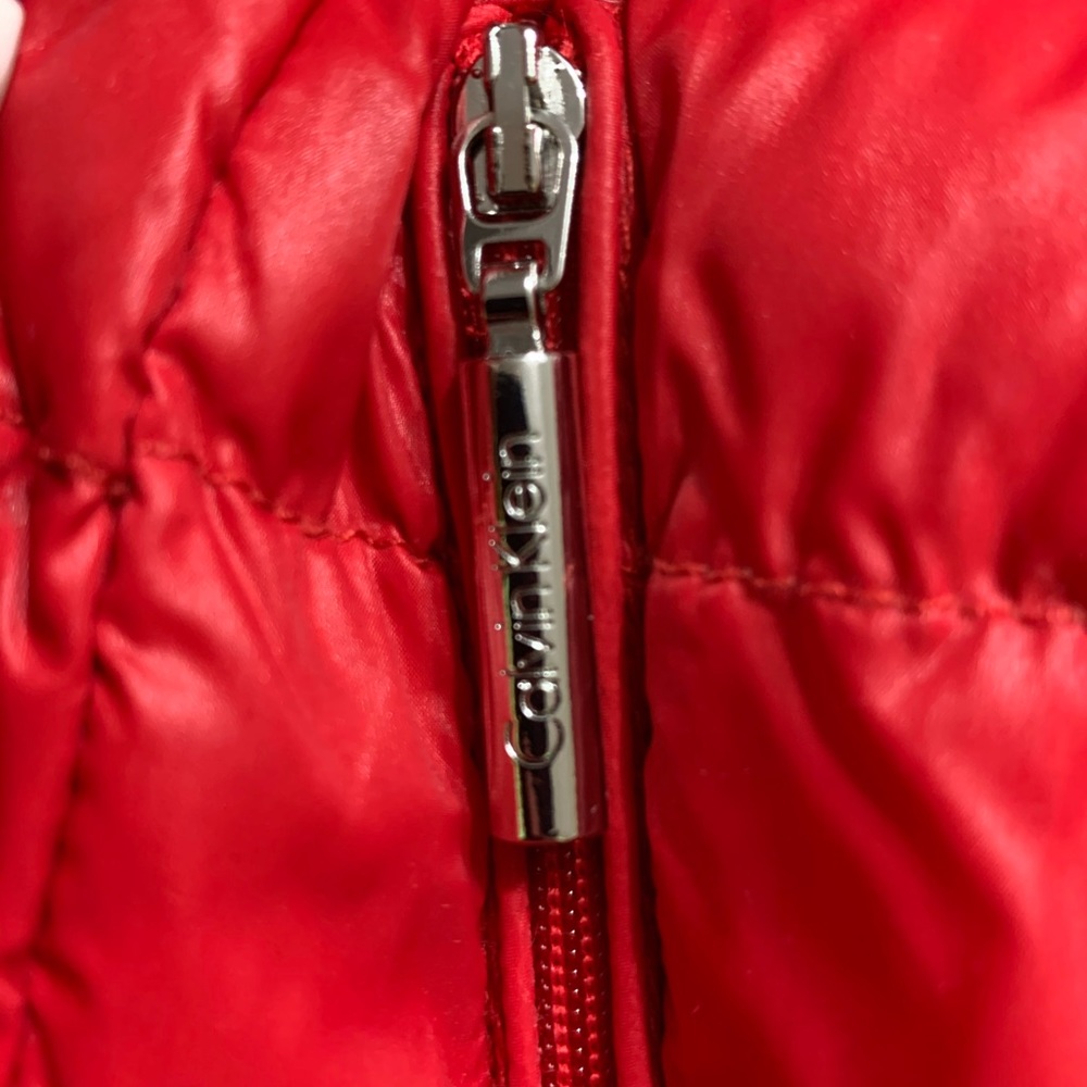 Calvin Klein Red Packable Jacket/Medium - image 5